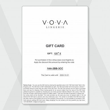 GIFT CARD - 125€
