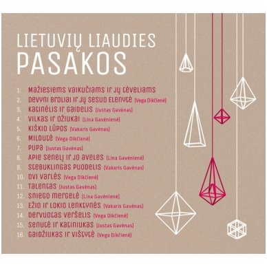 CD plokštelė "Lietuvių liaudies pasakos" 1